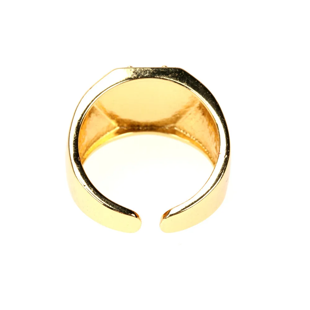 Женское Винтажное кольцо из нержавеющей стали Открытое с разноцветными