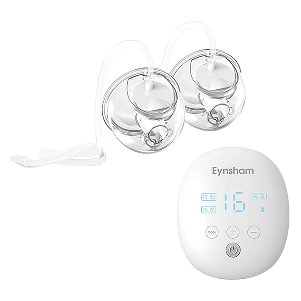 

Hands-free electric breast pump on both sides Automatic rechargeable 16 levels