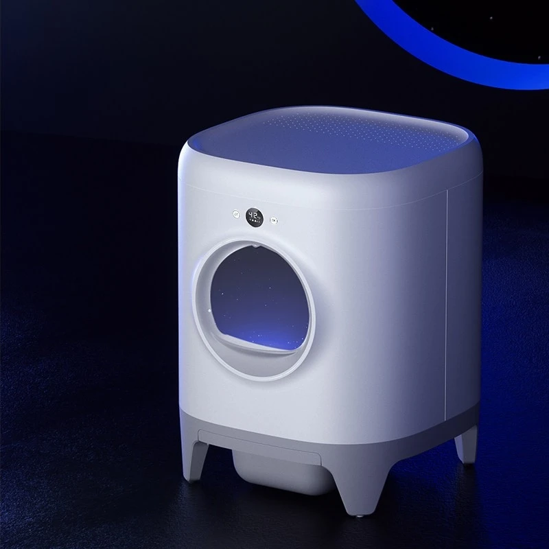 Умный автоматический самоочищающийся полностью закрытый лоток для кошачьего