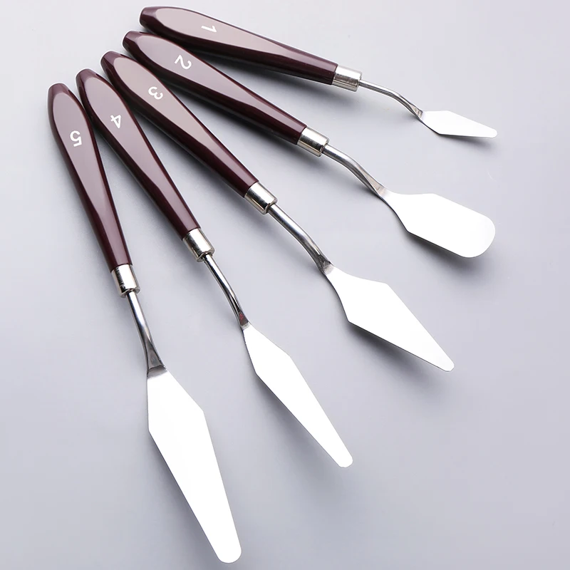 

Boglino scraper oil painting scraper gouache scraper acrylic pigment pick knife beginner art student oil painting ink pigment co