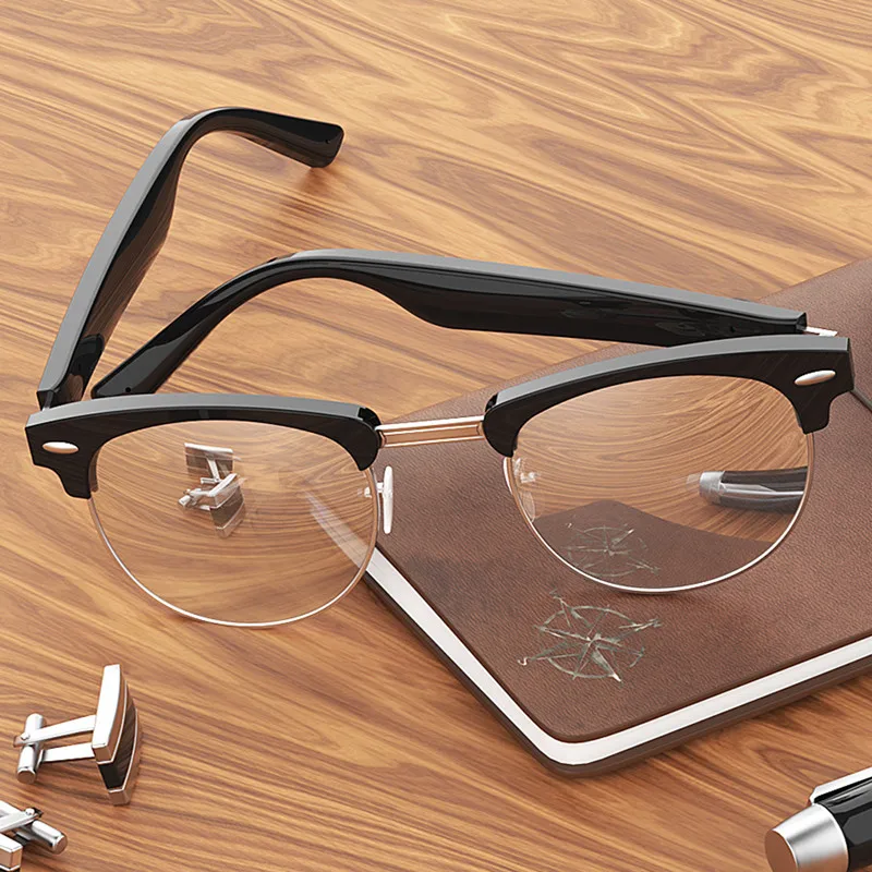구매 스마트 블루투스 안경 휴대 전화 통화 헤드셋 안티 블루 라이트 선글라스 무선 음악 플레이어 드라이버 야외 스포츠 러닝
