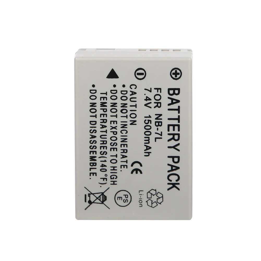 5 шт./лот новая высокая емкость 1400 мАч NB 7L NB7L батарея камеры для Canon PowerShot G10 G11 G12 SX30