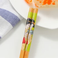 1 pair bamboo chopsticks shorpmorl dishwasher safe japanese geisha sushi chopsticks reusable chopsticks for foods or as gifts