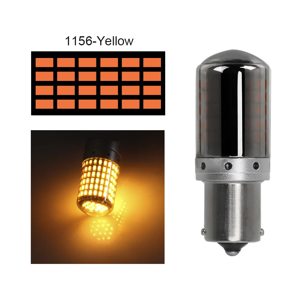 LEEPEE стоп-сигнал светодиодный лампы 3014 144smd CanBus указатели поворота 1156 BA15S P21W T20 7440 W21W