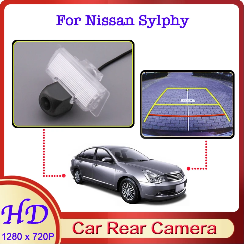 

Car Reverse Image Fisheye CAM For Nissan Sylphy 2006~2016 Night Vision HD Dedicated Rear View Back Up 720P Vehicle Camera