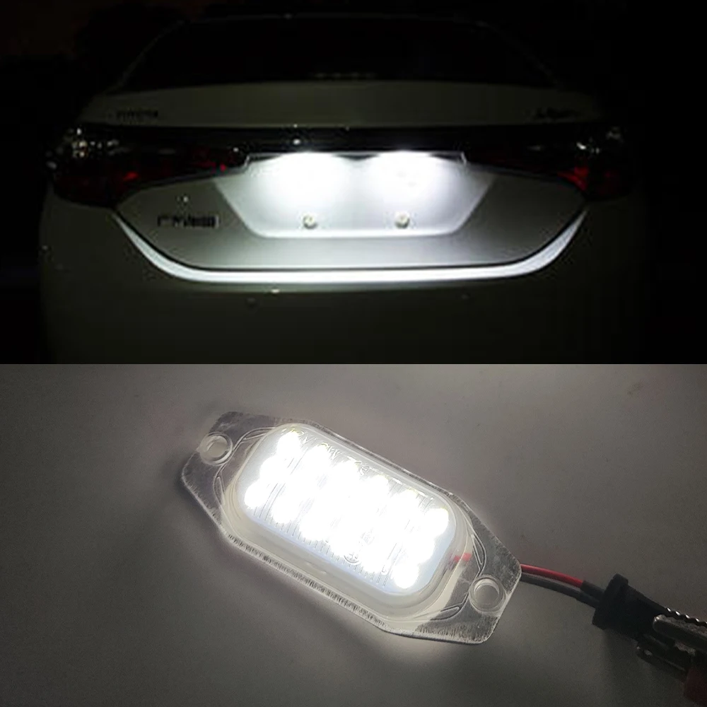 1 пара светодиодных ламп для номерного знака Toyota Land Cruiser Fj80 91-97 Lexus LX450 96-98 Prado 10-16