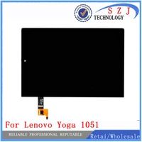 new 10 1 inch for lenovo yoga tablet 2 1051 1051f 1051l lcd display monitor digitizer touch screen glass panel replacement