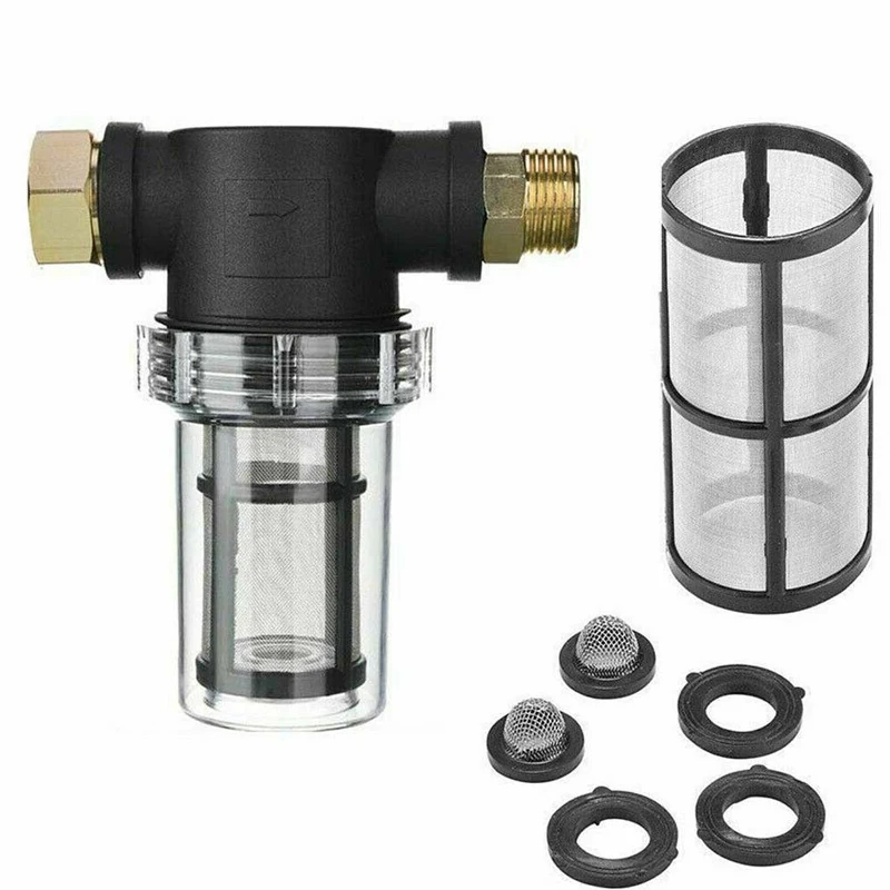 Центробежный насос фильтр для воды мойки высокого давления металлическая сетка