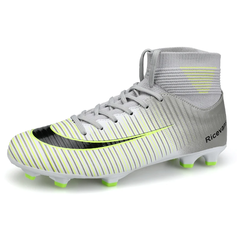 Для мужчин, молодых мальчиков Elite FG NJR SHHH 12 Superfly VI 6 360 CR7 низкая Лодыжка Ronaldo Мужская Спортивная обувь taquets размер 32-44 - Цвет: Белый