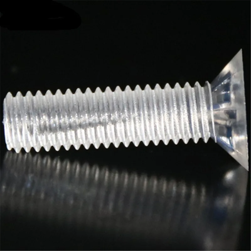 Винты с потайной головкой из поликарбоната высокой прочности и усталости 10