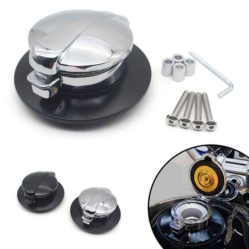 

Motorcycle Fuel Filler Door Cover Gas Fuel Tank Cap Cover Suit For-BMW R NINE T R9T 2014-2018