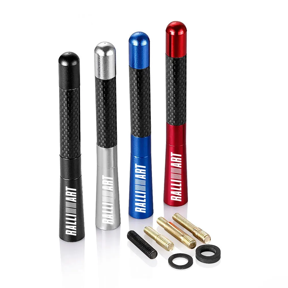 Автомобильная антенна 12 см из углеродного волокна для Mitsubishi Ralliart автомобильные