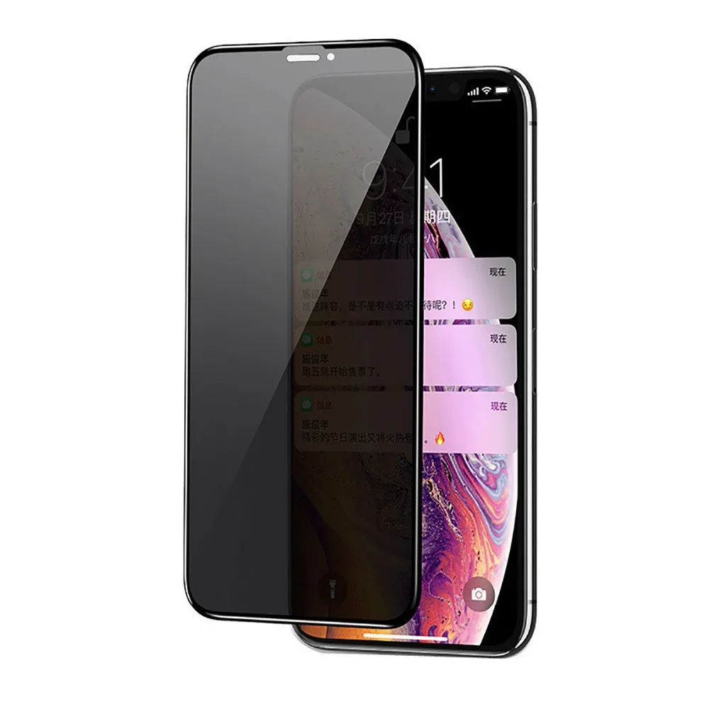 

9H Full Cover Privacy Anti Glare For Apple iPhone X XR XS MAX 8 7 6 6S Plus Tempered Glass Screen Protector Film Glass