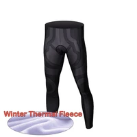 pro winter cycling pants padded 9d gel winter thermal long cycling bib pants thermal fleece mtb bike bicycle racing pants