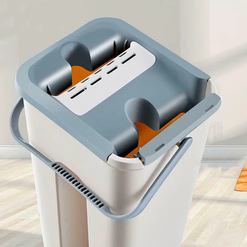 Бесплатная Ручная стирка плоская швабра чистящее ленивый ящик для инструментов