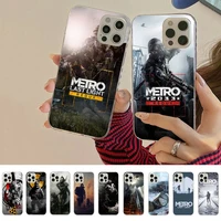 game metro 2033 phone case for iphone 8 7 6s plus x 5s se 2020 xr 11 12 mini pro xs max
