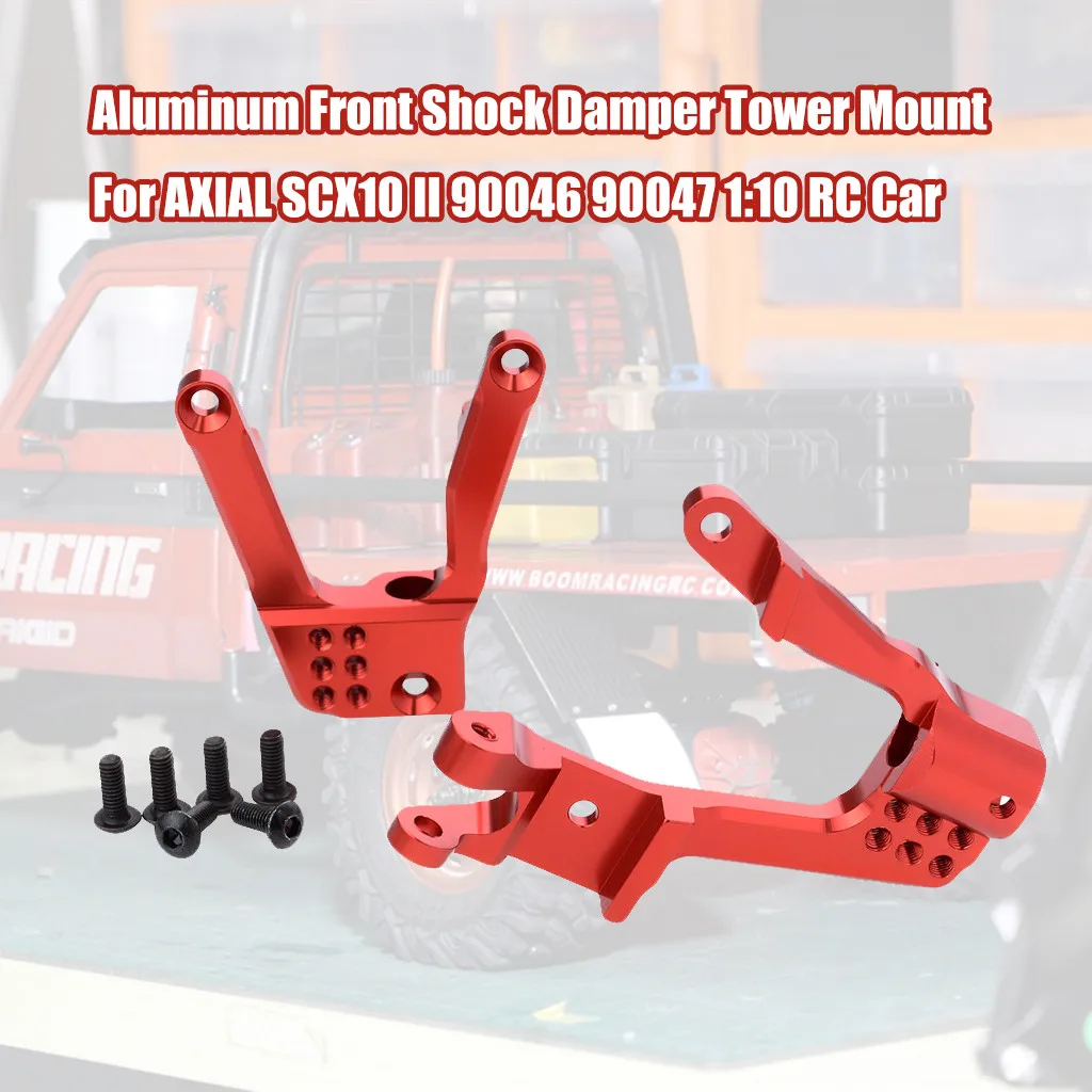 Сплав передний амортизатор башня крепление для Axial-SCX10II 90046 90047 1:10 RC автомобиль