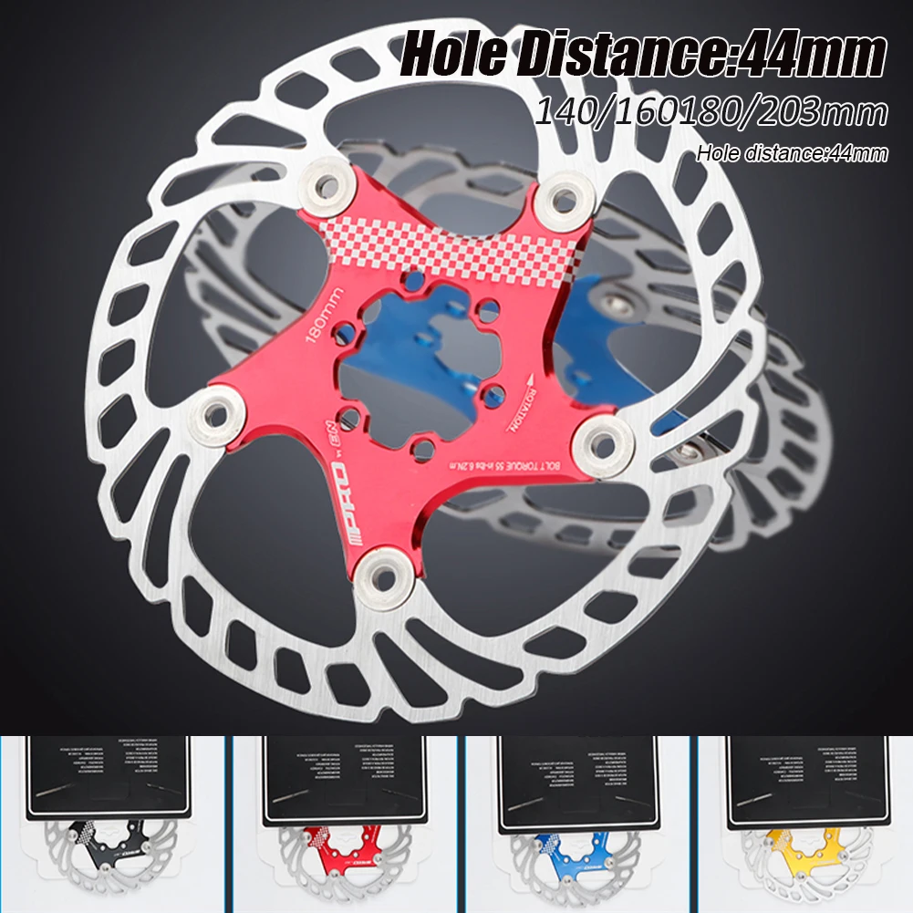 

Mountain Bike Stainless Steel Disc Brake 140mm 160mm 180mm 203mm Thin And Light Brake Pads Floating Rotors Bicycle Parts