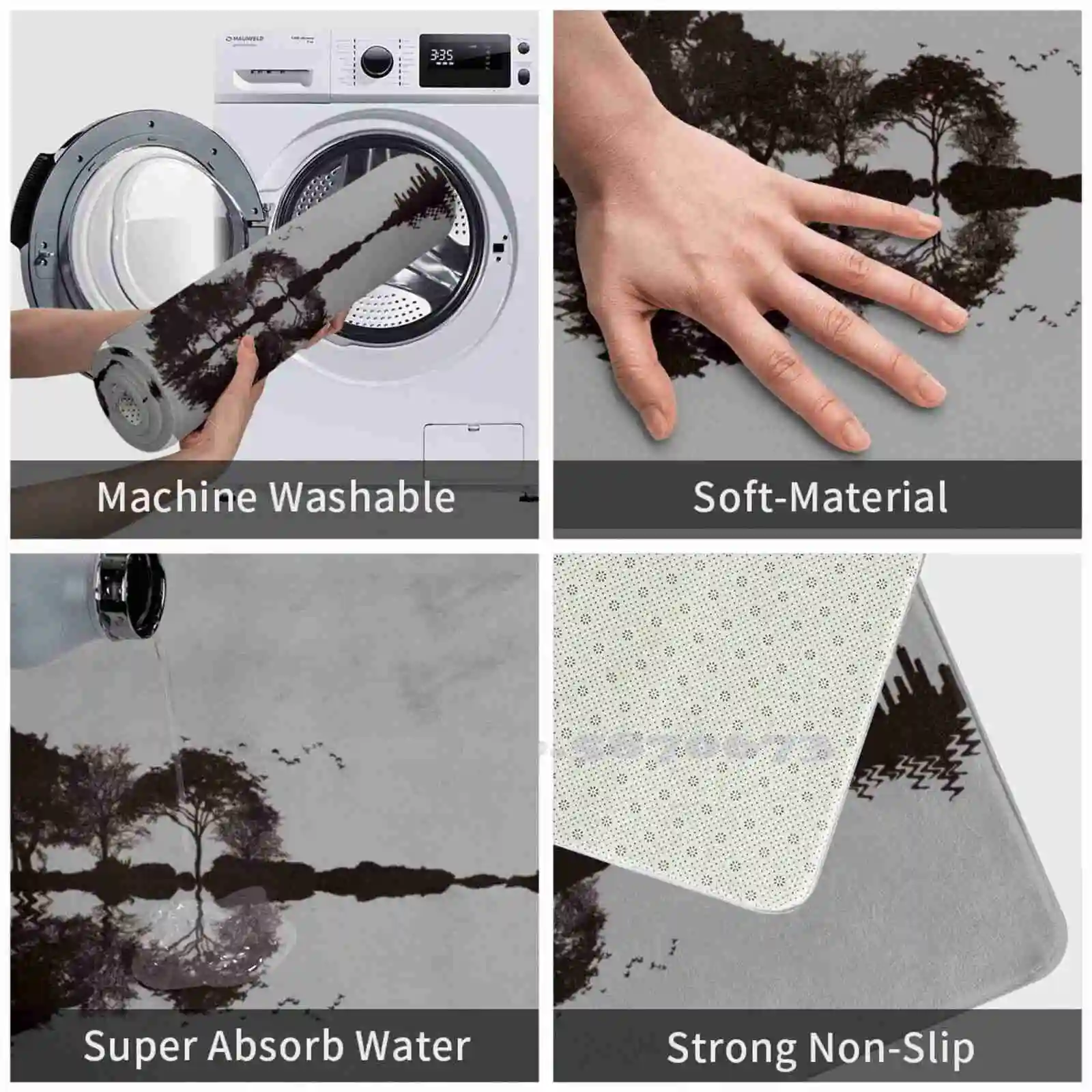 Музыкальный остров для гитары дверной коврик подставка ног домашний натуральная