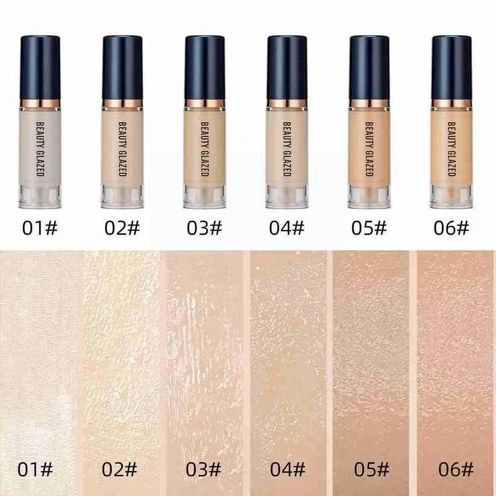 

6ml Moisturizing Concealer Oil Control Nude Makeup Non-marking Long-lasting Bb Isolation Waterproof Cream Cream Foundation O9f7
