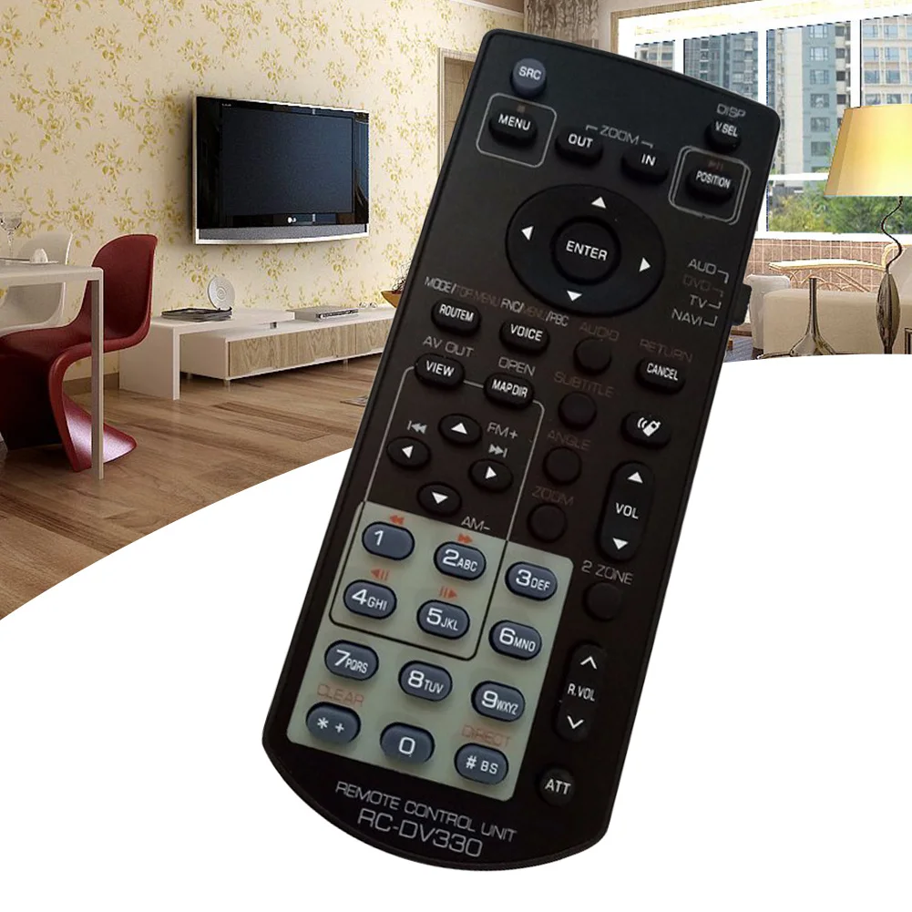 RC DV330 аудио мультимедиа ABS DVD маленькая Замена Черный пульт дистанционного