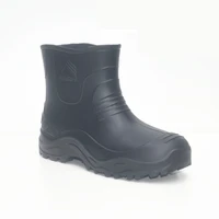 eva rain boots men black light weight water boots wash fishing boots