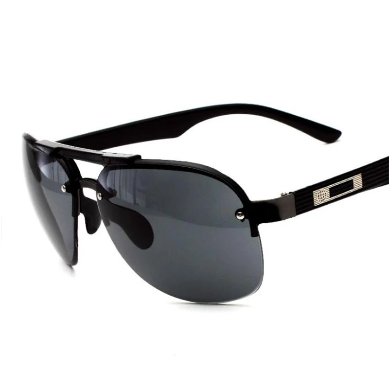 

Classic Aviation Sunglasses Men Metail Frame Quality Oversized Spring Leg Driving Men Brand Design Pilot Male Pilot Sun Glasses