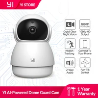 yi ai powered 1080p dome guard camera wifi ip home surveillance system human motion baby crying abnormal sound detection