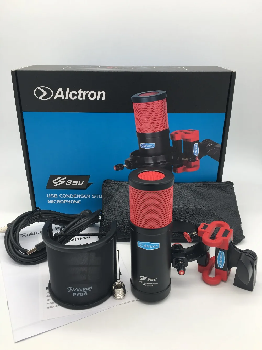 ALCTRON CS35U USB Cardioid конденсаторный микрофон для подкастинга, домашней студийной записи, полевой записи и голосовой передачи