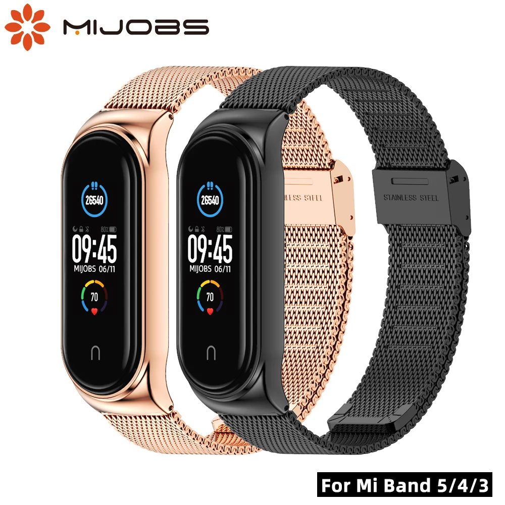 Металлический браслет Mi Band 5 наручный с NFC для Xiaomi 6 band 4 3 Correa 5|Смарт-аксессуары| |