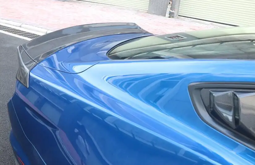 Высокое качество 3 шт./комплект углеродного волокна/ABS задний багажник спойлер