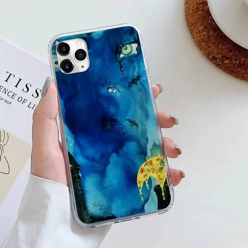 

Salvador Dali Art painting pattern Phone Case For iphone 12 5 5s 5c se 6 6s 7 8 plus x xs xr 11 pro max mini luxury shell cover
