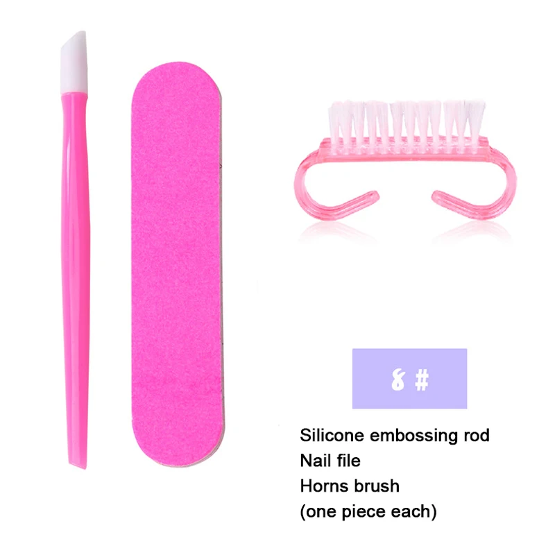 Набор инструментов для дизайна ногтей маникюрный набор украшения акриловых