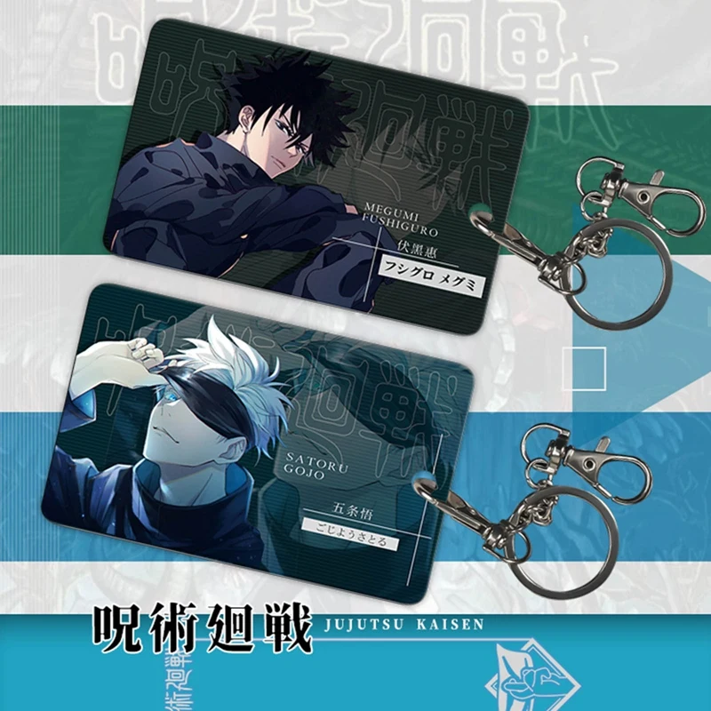 

Card Case Cosplay Cover Pendant Prop Decor Xmas Gifts Anime Jujutsu Kaisen ABS Bus Bank Card Holder Student Keychain