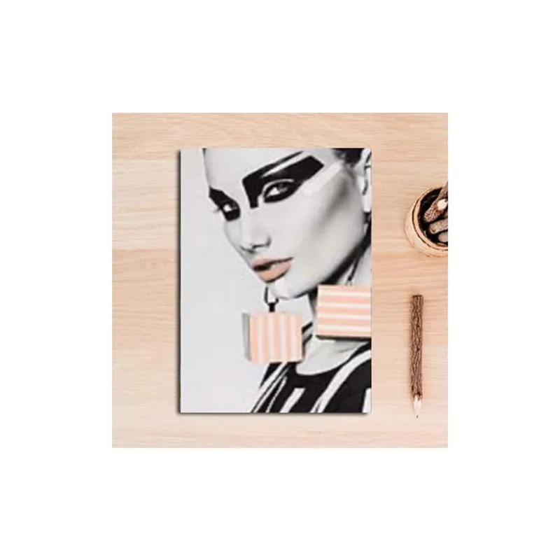 RuoGuan цвет макияж женщины холст живопись плакаты на скандинавскую тему и