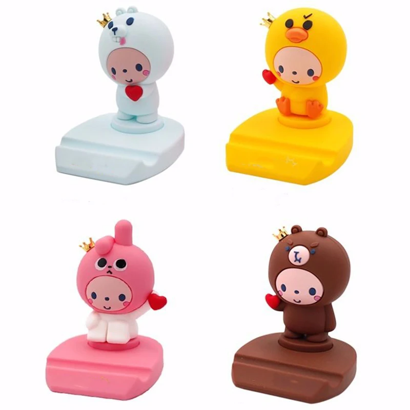 creative cute cartoon stand for mobile phone universal cellphone holder stand for iphone samsung xiaomi huawei ipad desktop base free global shipping