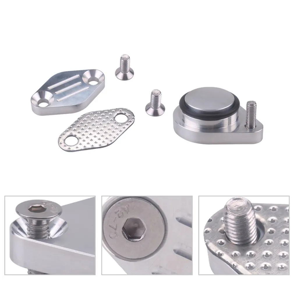 

LS EGR Tube Purge Plug Delete Intake Exhaust Block Off Plate For Silverado 4.8L 5.3L 6.0L LQ4 Car Accessories