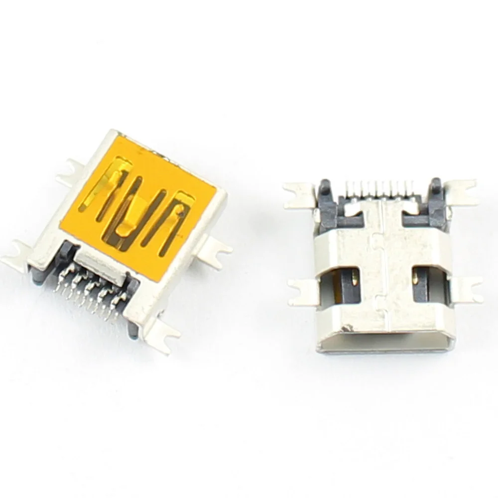 3 шт. 10 контактный разъем для монтажа на панели SMT SMD Mini USB 1 0|connector 10|connector 20connector smt |