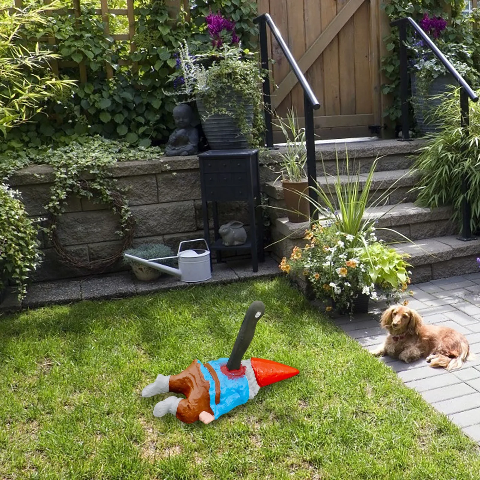 Открытый сад карликовые украшения открытого сада ландшафта смолы для