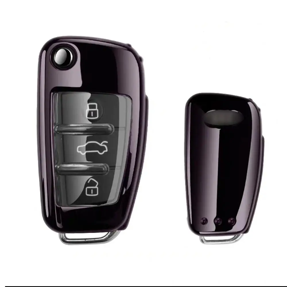 Чехол из ТПУ для автомобильного дистанционного ключа чехол Audi A1A3 A4 A5 Q7 A6 C5 C6