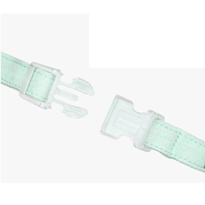 Шлейка для собак I Shape из мягкой замши с блестящими бриллиантами регулируемый