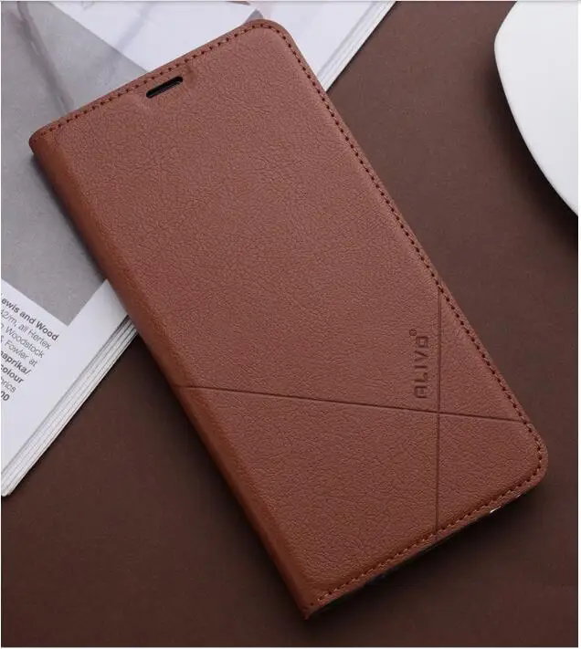 bronw Xiaomi mi 8 9SE A1 A3 Lite mi 6 mi 5 mi 5S Plus Роскошный тонкий Чехол-книжка из искусственной кожи+ Матовый Жесткий чехол из поликарбоната для Xiaomi mi 8 SE Lite Note 3 - Цвет: bronw