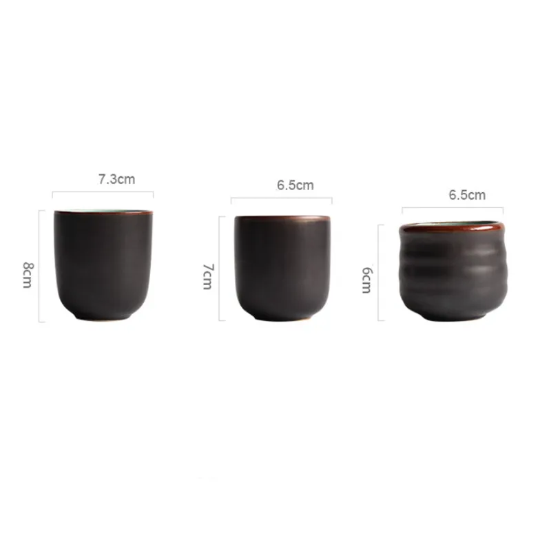 

Japanese Style Ceramic Ice Crack Glaze Blue Tea Mug Office Teacups Creative Retro Straight Household Wine Milk Cup Drinkware