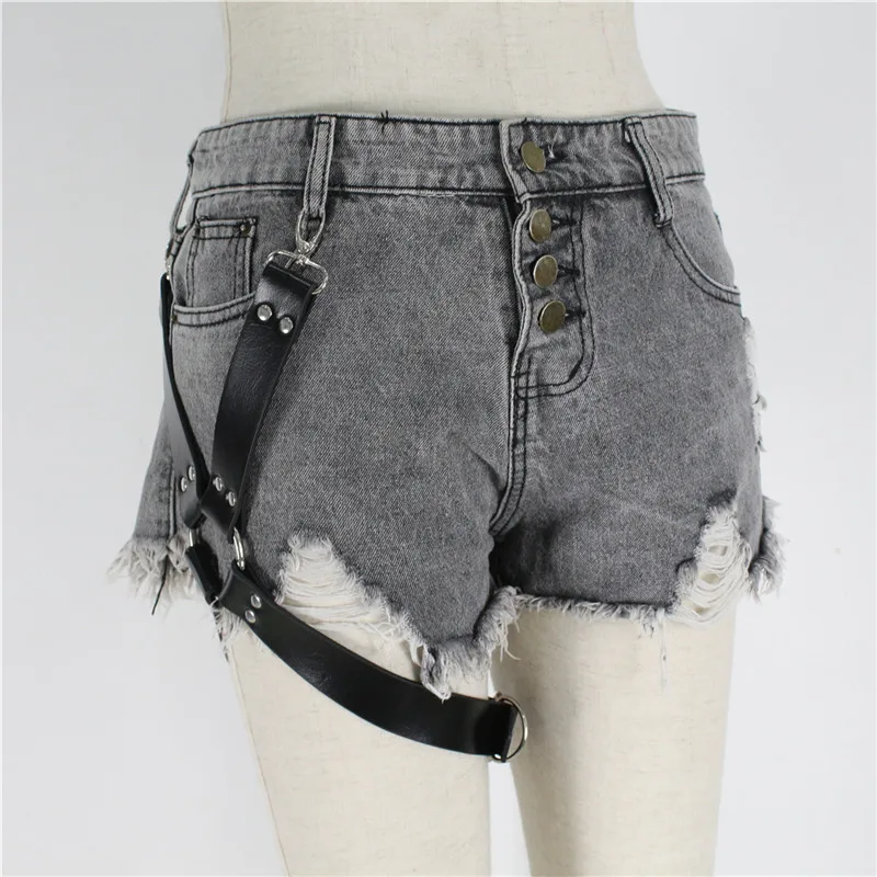 Пояс для подвязки из искусственной кожи ручной работы женщин и мужчин Панк