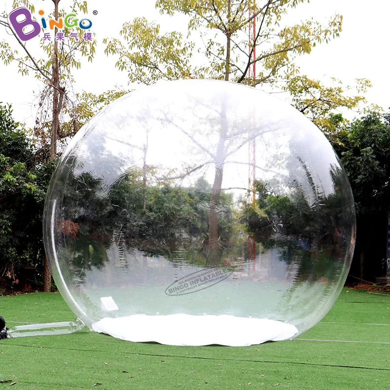 Индивидуальный 4mH надувной снежный шар для Рождественского украшения