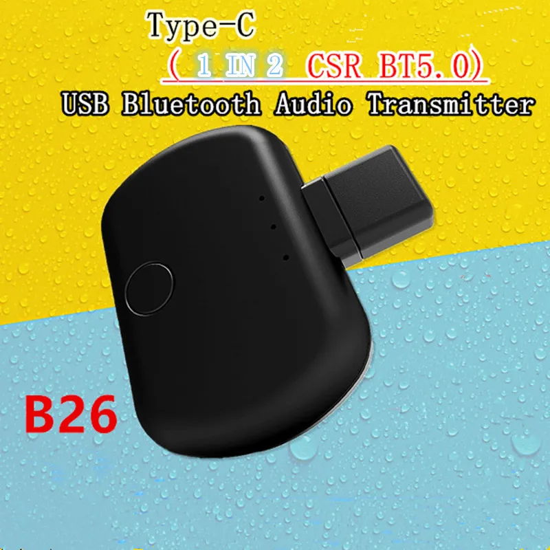 USB-C Bluetooth 5 0 аудио передатчик Aptx с низкой задержкой USB/Type C беспроводной адаптер