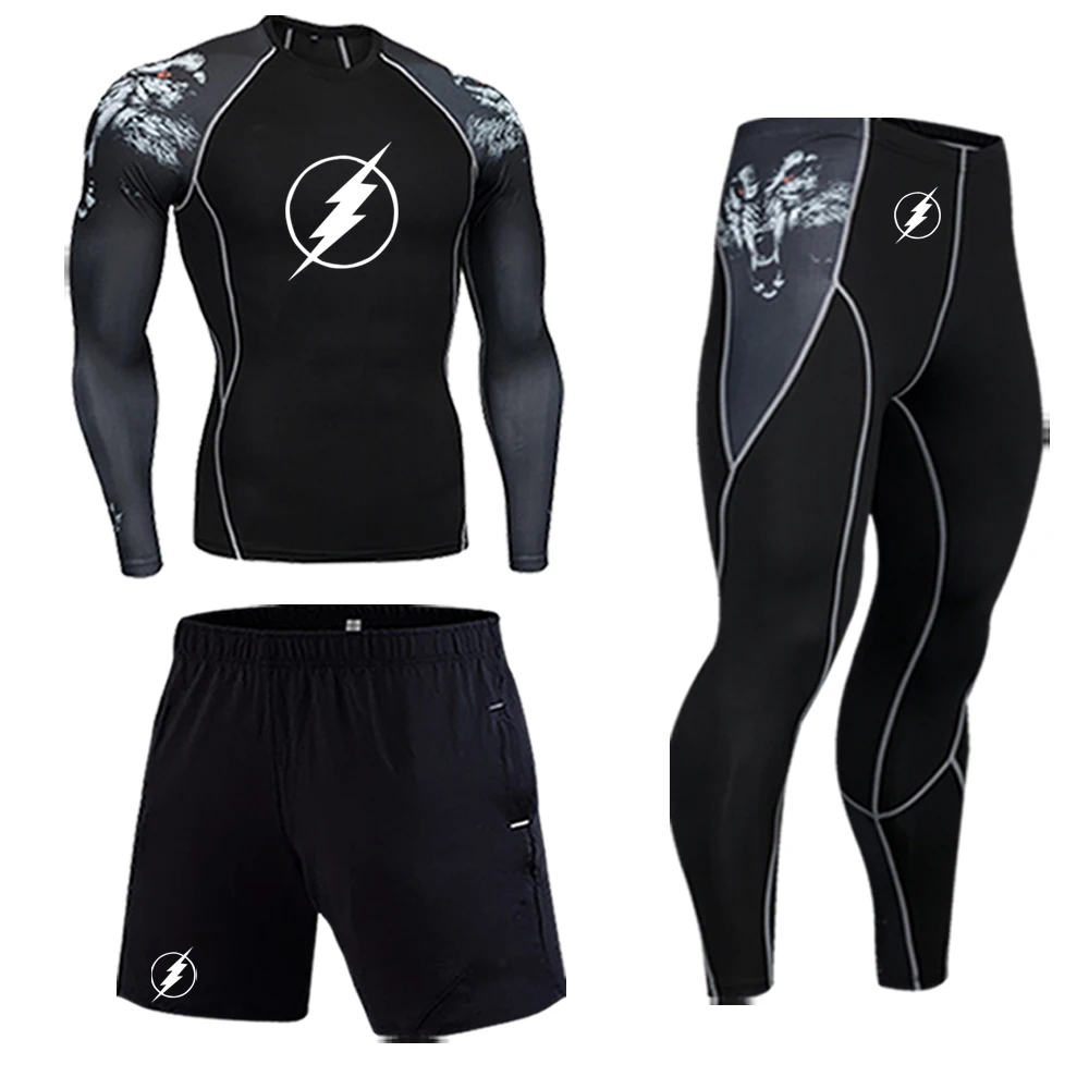 2021 new high-quality men's sportswear breathable gym suits men's sports jogging training gym fitness sportswear running clothes