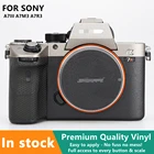 A7III A7M3 виниловые наклейки для камеры Sony Alpha A7RIII A7R3, наклейки для камеры, накладки, защитное покрытие, покрытие, наклейка, пленка