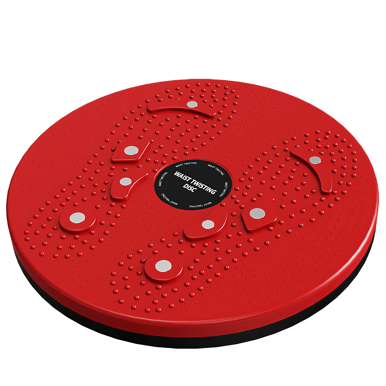 

Portable Waist Twisting Disc Good Workmanship Lightweight Waist Trainer for Indoor Workout Exercise Fitness Red