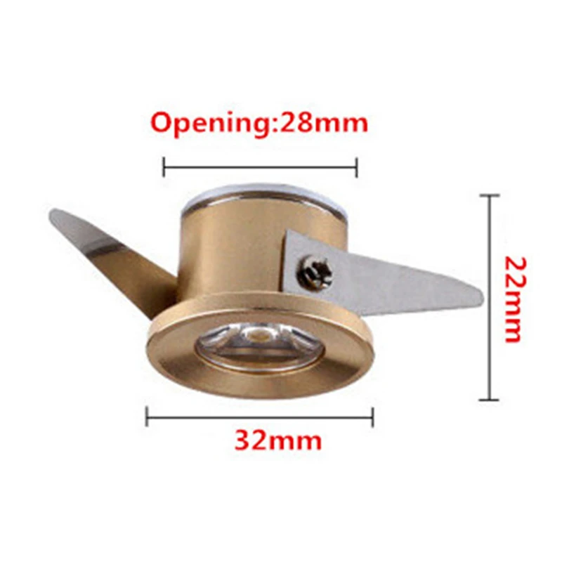 Светодиодный светильник 1 Вт AC220V встроенная подсветка высокое Мощность Кабинета